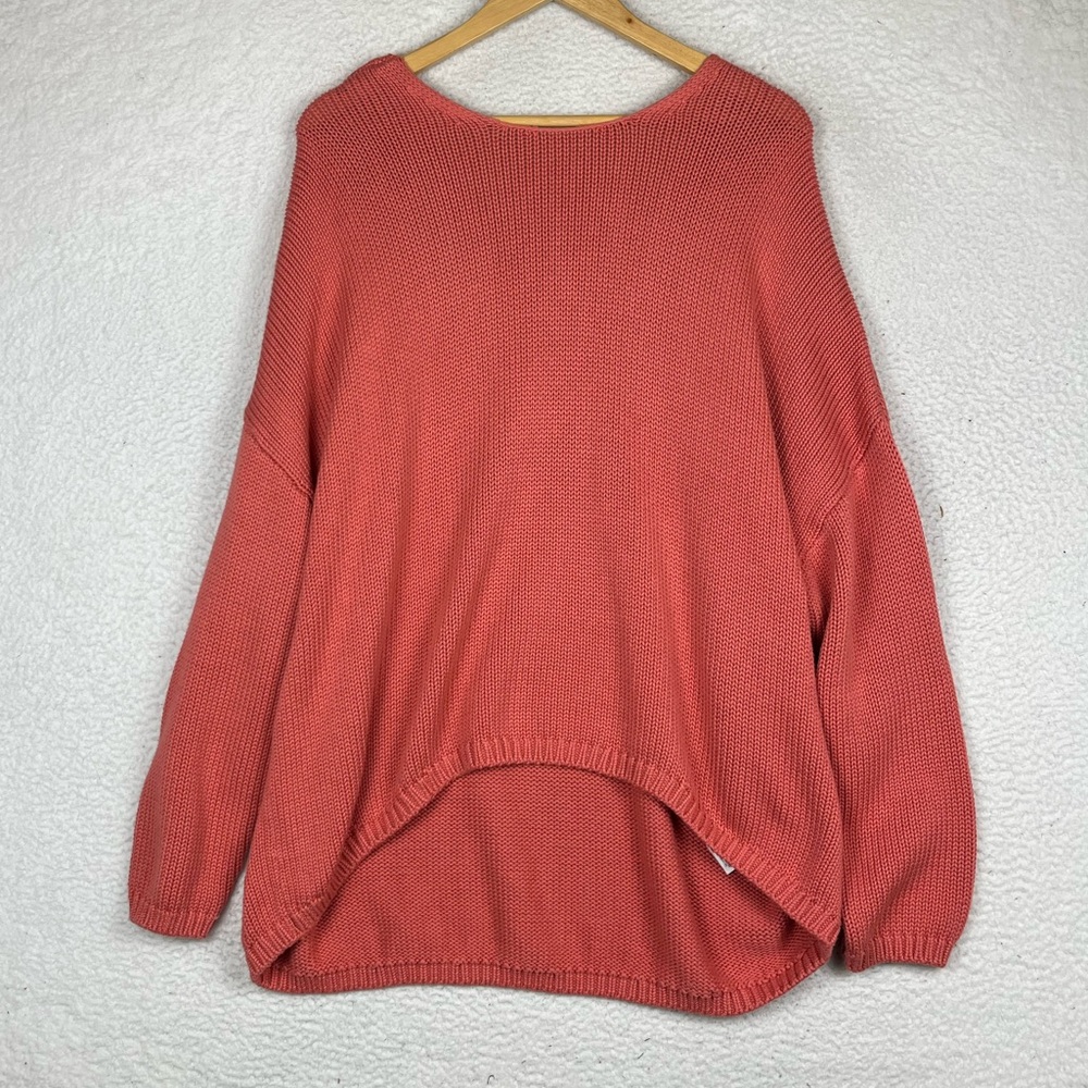 Banana republic pink oversized knit sweater